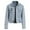 C-Blue42, variant on DHFJKG Womens Jackets Cropped Denim Jacket Long Sleeve Button Down Jean Cardigan With Pearl Stylish Outerwear