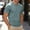 Shirts-Green, variant on LEKWK Mens Basic T Shirt Short Sleeve Soft Lightweight Breathable Crewneck Stretch Tee Athletic Fit Casual Workout Tops Travel Layering Summer Daily Tees Gray M