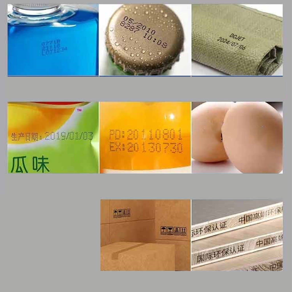 WINDLAND Plastic Hand Jet Handhelds Thermals Inkjet Printers for Logos Expiry Date Label