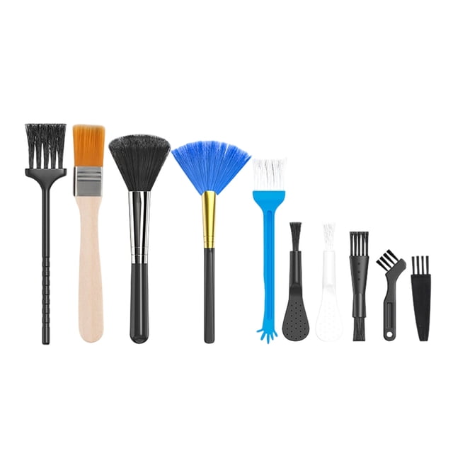 zhangmingg Keyboard Cleaning Brush Set with Soft Ergonomic Handle for Removal 10PCS