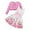outfits 64#Pink, variant on ZXLBBD Girls Floral Dress Set Spring Fall Vacation Outfits Toddler 2 Piece Outfit with Cardigan and Floral Print Dress Clothing Sets,Pink,Size 5 Y-6 Y
