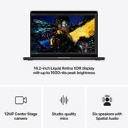 Restored Apple 14 MacBook Pro with M4 Chip 10-Core CPU / 10-Core GPU, 16GB Memory, 1TB SSD, Space Black, 2024