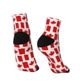 thumbnail image 4 of Bingfone Canada Design Patterned Men'S Women'S Casual Cotton Socks, 4 of 9