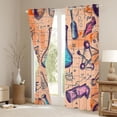 thumbnail image 3 of Homewish Math Equation Black Out Curtains For Teens Boys Girls,Mathematics Formula Curtains Pack of 2 (42x63 Each),Subject Theme Bedroom Curtains,Lightweight Room Decor, 3 of 6