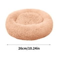 thumbnail image 2 of Dog Bed Cat Matters for Small Dogs Round Comfortable Sleeping Bed 11.81 Inch With Raised Rim Soft Filling Water Resistant Bottom, 2 of 5
