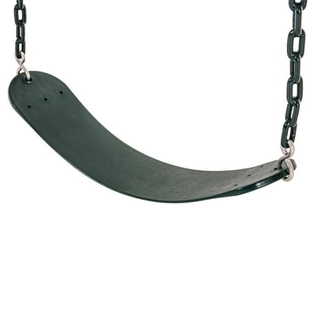 Jack and June Green Belt Playset Swing with 80” Chains Made for 5’ and 6’ Deck