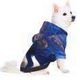 thumbnail image 5 of Cauagu Moonlit Blue Wolf Pattern Winter Pet Hoodie Sweatshirts- Dog Hoodie Sweater with Leash Hole - Cute Dog Hoodie - Pet Clothes Puppy Cat Custume -Small, 5 of 8