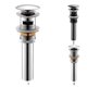 thumbnail image 4 of Accesorios para Latón Desbordamiento de Desagüe Desagüe de Fregadero de Y Cocina Tapón de Fregadero de Inodoro Plata ranurada perfecl Tapón, 4 of 8