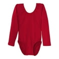 thumbnail image 2 of Dancina Girls Long Sleeve Leotard – Soft Stretch Cotton, Fully Lined Front – Ideal for Ballet, Gymnastics, and Dance Classes, 2 of 6