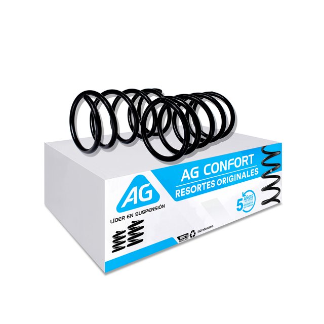 Resortes AG para Auto Delanteros para Honda Civic 2001 a 2005 2 Piezas Nuevos