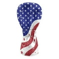 thumbnail image 2 of Yuyamidu USA Flag Golf Club Head Covers Waterproof Golf Club Cover for Driver Fairway Woods Hybrids PU Leather Golf Accessory, 2 of 7
