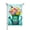 Color 2, variant on Joocar Spring Garden Flag Hello Spring Flowers Butterflies Linen Summer Garden Flags for Outside 12x18 inch