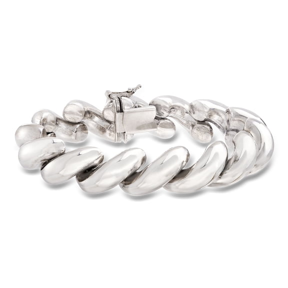 Ross-Simons Italian Sterling Silver Large San Marco Bracelet, Women's, Adult