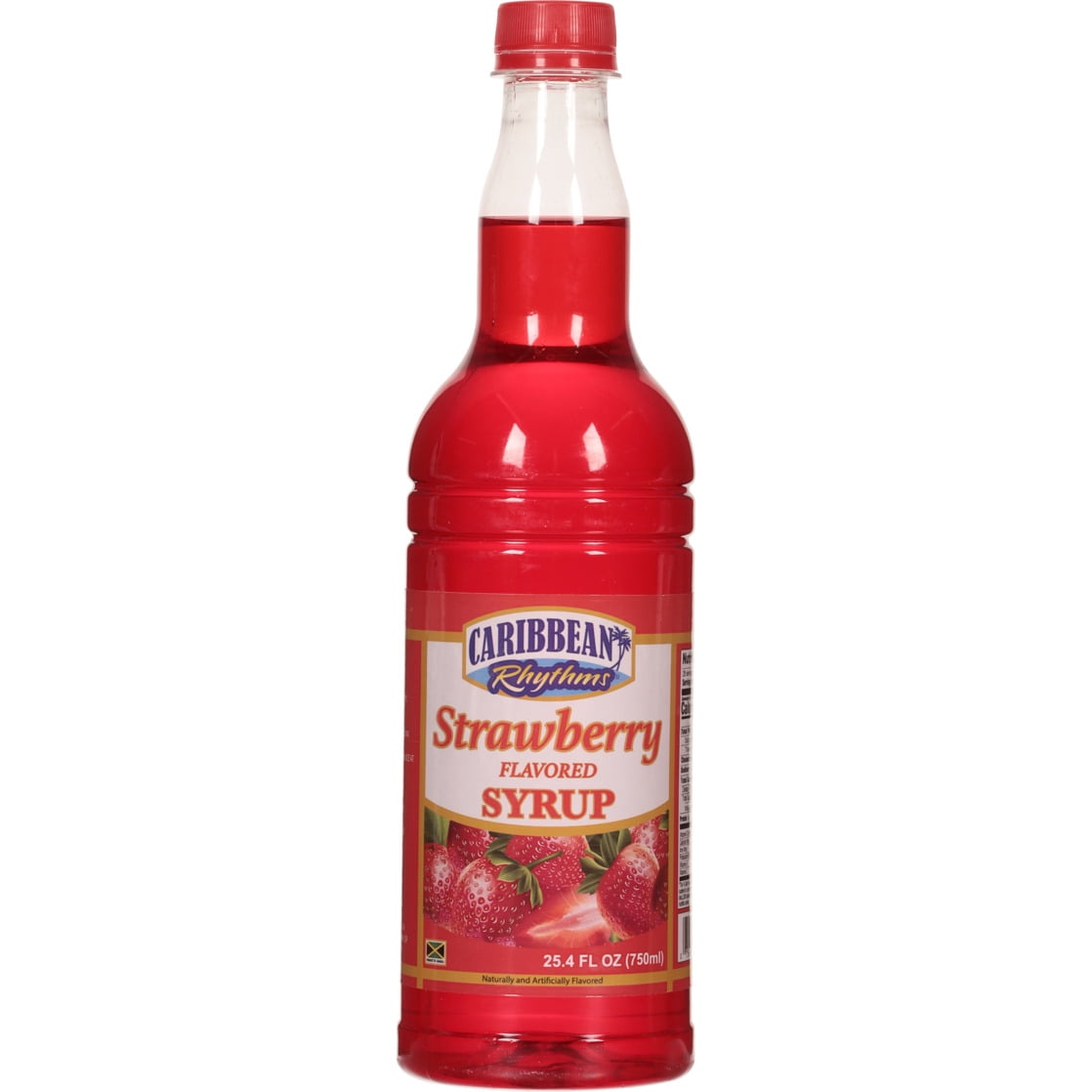 Caribbean Rhythms Strawberry Syrup, 25.4 fl oz