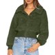 thumbnail image 5 of Puntoco Abrigo Moda Mujer Manga Larga Soild Cálido Outwear Abrigos Cortos Tops Casuales Liquidación Puntoco Puntoco-1, 5 of 9