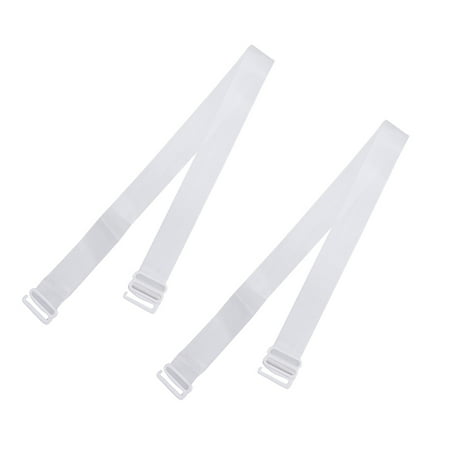 

Transparent Invisible Crystal Silicone Bra Shoulder Strap Non-slip Woman Replacement Bra Strap Elastic Adjustable Bra Accessories (1.8cm)