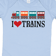 thumbnail image 4 of Inktastic I Love Trains Boys or Girls Baby Bodysuit, 4 of 5