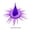 Purple, variant on Halloween LED Witch Hat, Glowing Ghost Hat with Built-In Battery, Water-Resistant Fabric, Hanging Loop for Outdoor Yard Decor, Party Props, Tree and Porch Display