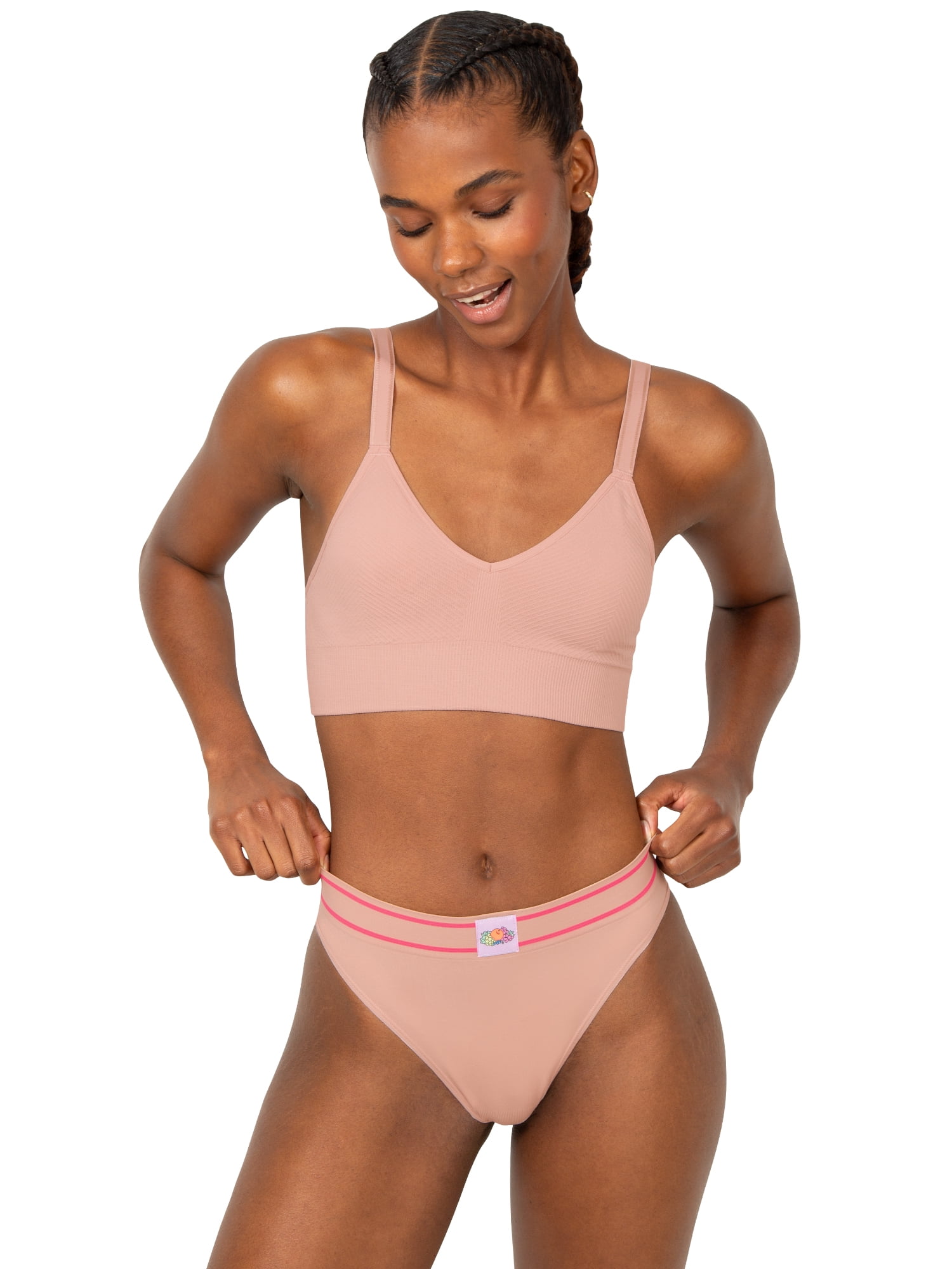 Fresh by Fruit of the Loom So Comfy Seamless Bralette, Style FR134W, Sizes XS-3XL