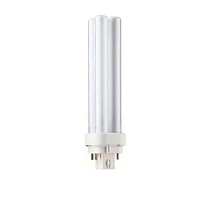 Philips Alto PL-C Energy Saver Compact Fluorescent Light Bulb: 1800-Lumen, 3500-Kelvin, 26-Watt, 4-Pin G24-3 Base, Cool White, 10-Pack
