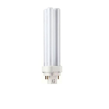 Philips Alto PL-C Energy Saver Compact Fluorescent Light Bulb: 1800-Lumen, 3500-Kelvin, 26-Watt, 4-Pin G24-3 Base, Cool White, 10-Pack