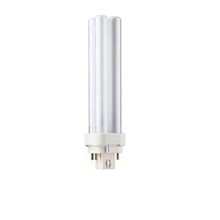 Philips Alto PL-C Energy Saver Compact Fluorescent Light Bulb: 1800-Lumen, 3500-Kelvin, 26-Watt, 4-Pin G24-3 Base, Cool White, 10-Pack
