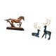 thumbnail image 5 of Figura de caballo,Figura coleccionable de caballo en miniatura,Estatua de ciervo alce,Figuras de ciervos y alces,decoración para el hogar,estatuas de resina,Figura decorativa de, 5 of 8