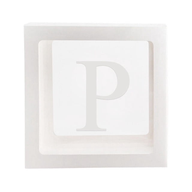 Rl Caja De Globos Exquisitos Suministros De Decoración Para Fiestas Letra A-z Cubo De Cartón Caja Transparente P Hy