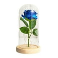 thumbnail image 5 of Artificial Rose Flowers Eternal Rose with LED Light Realistic Looking Battery Powered Simulation Rose Flower Holiday Gifts, 5 of 8