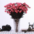 thumbnail image 1 of DALX 15 Stems Artificial Fake Rose Full Blooming Flowers Bouquet Home Office Decoration Country Style, 1 of 10