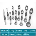 thumbnail image 1 of Juego de cucharas medidoras de doble cabezal con succión magnética, de acero inoxidable, para hornear, para el hogar, para cocina, cuchara medidora de sal, cuchara para condimentos, 1 of 6