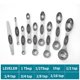 thumbnail image 1 of Juego de cucharas medidoras de doble cabezal con succión magnética, de acero inoxidable, para hornear, para el hogar, para cocina, cuchara medidora de sal, cuchara para condimentos, 1 of 6