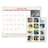 AT-A-GLANCE Kittens Recycled Monthly Desk Pad, 22 x 17, 2018
