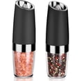 thumbnail image 2 of 2 Pcs Gravity Electric Salt And Pepper Grinder Set, Battery Salt Pepper Mill, 2 of 5