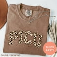 thumbnail image 1 of Comfort Colors® Leopard Pediatric Intensive Care Unit Shirt, PICU Nurse Tshirt, Intensive - Ivory - XL, 1 of 4