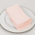 thumbnail image 2 of Efavormart 5 Pack Blush Premium Scuba Cloth Napkins, Wrinkle-Free Reusable Dinner Napkins, 2 of 11