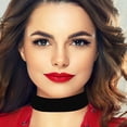 thumbnail image 3 of Shisuyan Collier Ras du Cou Classique pour Femmes Collier Ras du Cou Noir Bijoux de la Saint-Valentin Anniversaire Halloween, 3 of 8