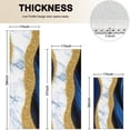 thumbnail image 4 of Blue and Gold Marble Glitter Waves Pattern Kitchen Rugs Sets Of 3,Kitchen Runner Rugs Non Skid Washable,Decorative Kitchen Floor Mats for Kitchen,Sink,Laundry,17"x30"+ 17"x47" + 17"x59", 4 of 6