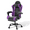 Purple(Wide Seat), variant on MoNiBloom Ergonomic Gaming Chair with Footrest, Adjustable Headrest and Lumbar Support for Office and Gaming, High-Back Racing Style Computer Desk Chair, Purple (Wide Seat)