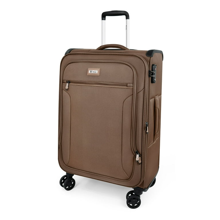 26 Inch Softside Medium Checked Luggage,Expandable Soft Shell