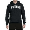 thumbnail image 2 of Wild Bobby State of Wyoming College Style Unisex Hoodie Sweatshirt, 2 of 6