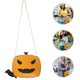thumbnail image 5 of Bolso bandolera informal de Halloween, bolso bandolera de calabaza, bolso bandolera de diablo pequeño, bolso de mano para estudiantes, niñas y mujeres (marrón), 5 of 5