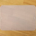 thumbnail image 2 of MicoYang Tapete de silicona para secar platos para múltiples usos, fácil de limpiar, ecológico, tapete de silicona resistente al calor para encimera o fregadero de cocina, refrigerador o revestimiento, 2 of 4