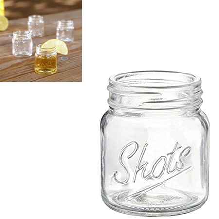 

8 Pc Mason Mini Jar Shooter Glass Weeding Favor 3 Oz Souvenir Whiskey Bar Shot