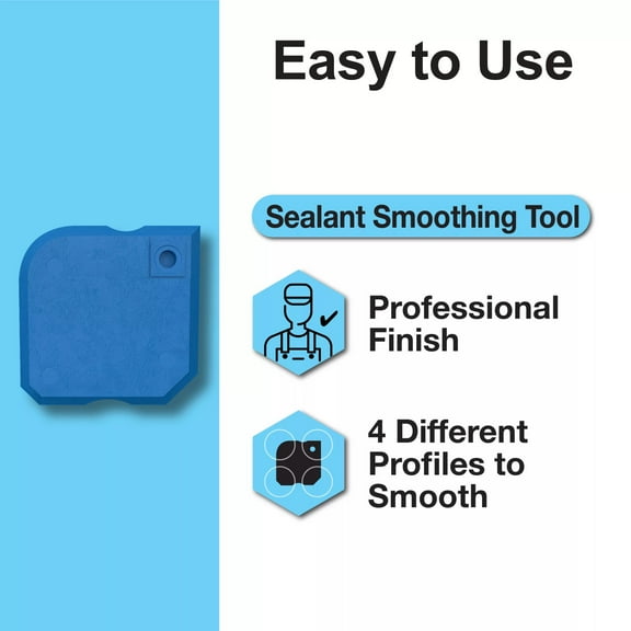 GE Sealant Smoothing Tool, Pack of 1, Blue 1 Piece Tool