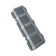 thumbnail image 2 of Componentes Tornillos Contenedor de almacenamiento con 4 compartimentos Caja de hardware liviana y resistente Negro, 2 of 8