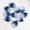 Dark Blue, variant on 10pcs 24x18mm Leaf Petal Shape Lampwork Crystal Glass Loose Pendants Beads DIY-Jade Half Pink