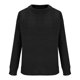 thumbnail image 4 of Suéter de cuello redondo para mujer, suéter informal de cuello redondo, suéter europeo de color sólido, suéter de manga larga para mujer., 4 of 5