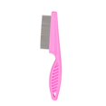 thumbnail image 4 of Tnobhg Pet Louse Comb Stainless Steel Narrow Smooth Tooth Hanging Hole Pet Grooming Brush Remove Dogs Cats Louse And Hair Massage Comb, 4 of 7
