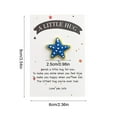 thumbnail image 3 of Steadline Ocean Theme Starfish and Fish Pocket Hug Card Set,Marine Animal Series Gradient Blessing Card with Sparkling Crystal Gift for Sea Lovers, 3 of 7